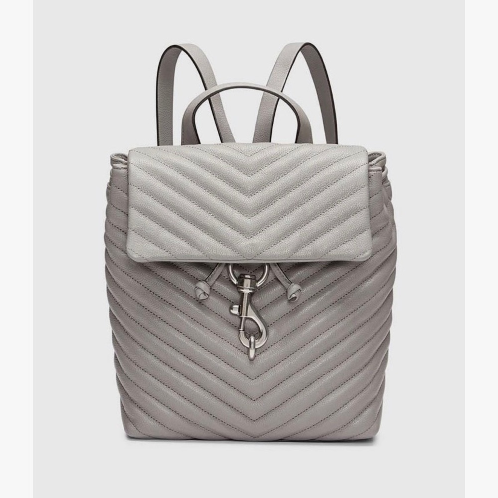 Rebecca Minkoff Edie Quilted Leather Flap Backpack